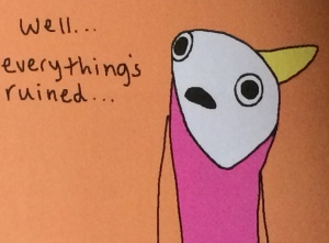 Picture from "Motivation" in Allie Brosh's great book: Hyperbole and a Half